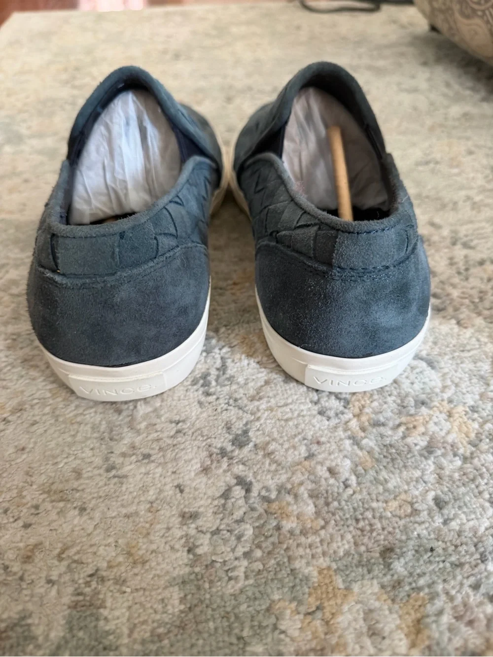 Men's Vince suede woven loafers Never Worn